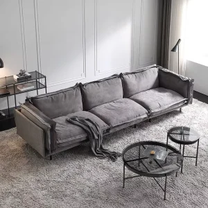 Modern Soft Living Room Sofa Simple Living Room Fabric Combination Module Sofa Set