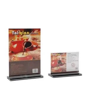 Modern T Shape Octagonal Vertical Acrylic Customized 1mm Thick Easy Assembly Display Rack New Arrival Pull Out Design Weddings