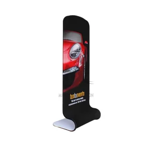 Modern Trade Show Tension Fabric Display Stand for Durable Aluminium Foldable Design