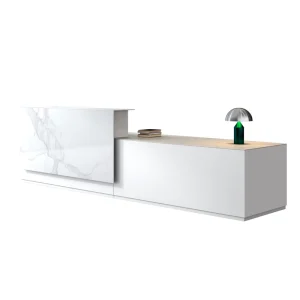 Modern Waiting Area Office Hospital Reception Counter Table