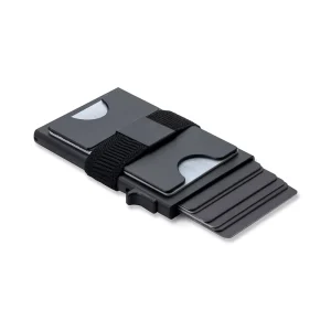 Modern Wallet Slim Aluminum Pop up Wallet for Men RFID Minimalist Multiple Elastic Band Money Clip Business Card Holder