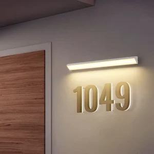 Modern Waterproof Outdoor Long Strip Led Wall Lamp Wall Garden Simple Balcony Terrace Wall Lamp