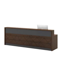 Modern Wood Commercial Reception Desk Counter with Adjustable Height