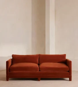Modern Wood Design Two-Seat Fabric Modular Leisure Sofa for Apartment