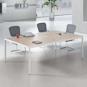 Modern Wooden Panel Multi-Functional Negotiation Table and Chair Set