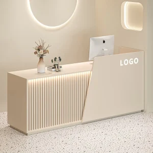 Modern and Simple Women’s Clothing Store Cashier Counter Beauty Salon Small Bar Counter for Hair Reception Desk