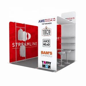 Modular 3*3m Aluminum Profile 10x10ft Trade Show Exhibition Booth Portable