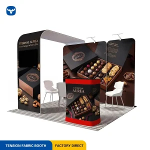 Modular 3*3m Aluminum Profile Shell Scheme for Trade Show Equipment Exhibition Booth Seg Light Box Display