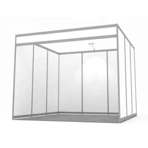 Modular 8-Way Aluminum Profile Shell Scheme Exhibition Booth