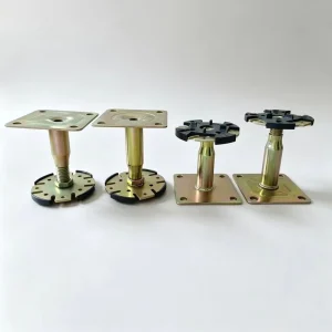 Modular Access Flooring System Adjustable Raised Floor Support Pedestal with PVC or HPL Panel for Office Decoration