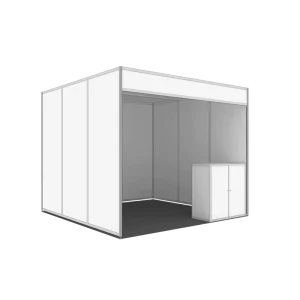 Modular Aluminum Lockable Reusable Portable 3×3 Standard Trade Show Booth