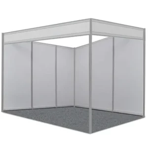 Modular Aluminum Profile Trade Exhibition Pavilion Standard Shell Scheme Booth for Event Display