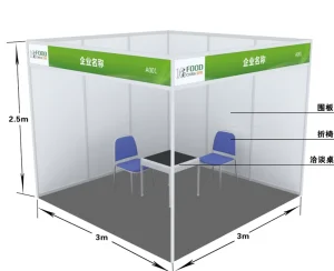 Modular Aluminum Profile Waterproof Modern Trade Exhibition Booth for 10x10ft Standard Exhibition Stand. Used Display by TRUST