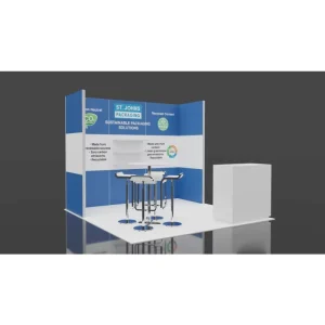 Modular Aluminum Trade Show Booth 10x10ft 20x10ft Custom Design