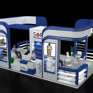 Modular Exhibition Booth for Modern Fashion Pop-Up Store Event