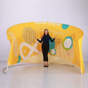 Modular Expo Event Tension Fabric Trade Exhibit Display Aluminum Profile Exhibition Booth