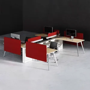 Modular Extendable Office Workstation Screen for 4-6 Persons