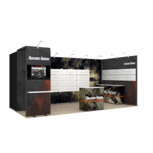 Modular High Quality Detachable Reusable Dye Sublimation 10×20 USA Standard Trade Show Booth Aluminum Exhibition Stand