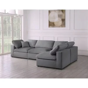 Modular Leisure Velvet L Sofa Sectional for Living Room Sofa Bed Modern Living Room Furniture Cloud Sofa