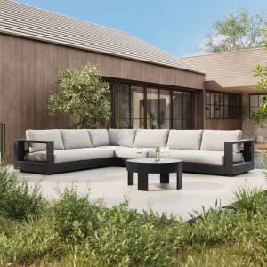 Modular Outdoor Aluminum Sofa Set for Garden or Patio