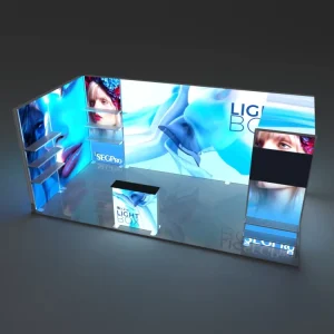 Modular Tension Fabric LED Light Box Display Banner for Exhibitions and Trade Shows