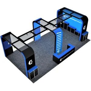 Modular Trade Show Display Booth Stand Exhibition Booth for Tradeshow 6×12 Aluminum Exhibition Booth
