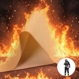 Moisture Barrier EPTFE Flame Retardant Waterproof Laminated 3D Aramid Garment Material for Firefighter Workwear