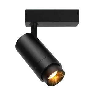 Morden Black Spot Movable Adjustable Dimmable COB 10W Indoor LED Track Light Spotlight