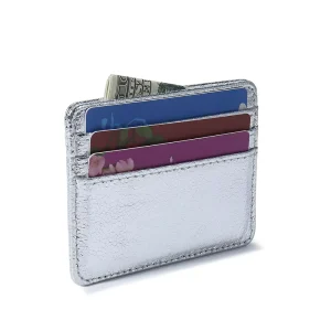Most Popular Custom Logo Slim Cardholder Business PU Leather ID Credit Card Holder