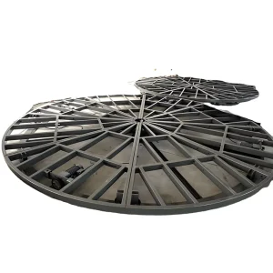 Motorized Rotating Display Turntable with Overload Protection for Exhibitions and Garages