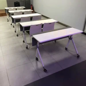 Movable Folding Training Table, Assembly Meeting Table, Staff Writing Desk, and Conference Table