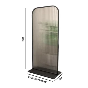 Movable Glass Partition Screen for Office and Living Room