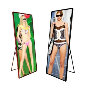 Movable Vertical Indoor LED Video Poster Display Floor Stand P1.8 P2 P2.5 P3 P4