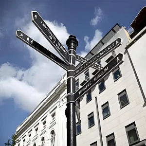 Multi-Directional Waterproof Billboards for Streetside Areas and Scenic Spots