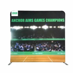 Multi Functional Durable Reusable Custom Logo Backdrop Stand Water Resistant for Booth Display