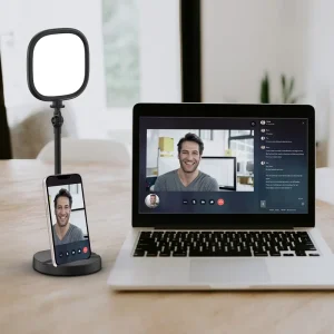Multi-Functional LED Fill Light for Video Conferencing, Live Streaming and Office Use with Adjustable Brightness and Color Temperature