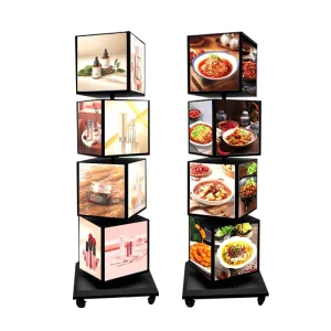 Multi-Layer Rotating Four-Layer Combined Light Box, Portable, Waterproof, and Windproof