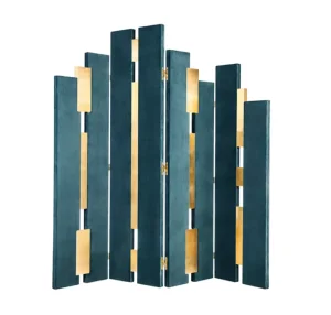 Multi-Panel Folding Art Screen Room Divider for Office and Bedroom