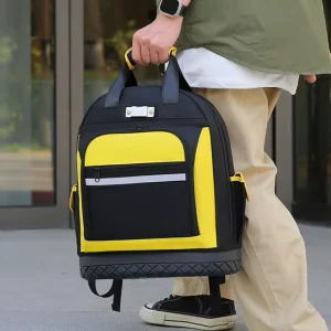 Multi-Pocket Tool Backpack Bag Adjustable Telecom Engineer Technician Electrical Electrician Organizer