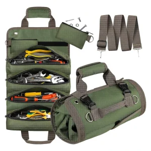 Multi Purpose Tool Bag High Quality Professional Multi Pocket Hardware Tools Pouch Roll up Portable Small Tools Organizer Bag