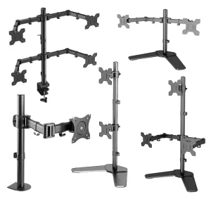 Multi-Screen Computer Monitor Bracket Column Mechanical Arm Dual-Screen ABS Cold Rolled Steel 8kg