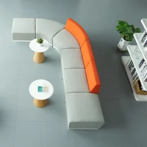 Multi combination Flexible Modular Design Fabric Reception Sofa Office Sofa Set Public Leisure Sofa Seat