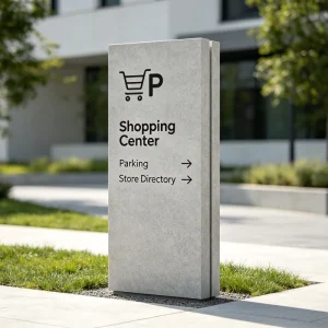 Multicolor LED Custom Directional Directory Sign for Commercial Buildings