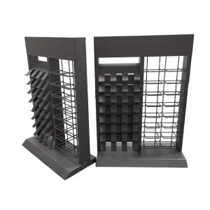 Multifunctional Countertop Stone Display Shelf Ceramic Tile Sample Metal Display Rack Building Materials Display Stand