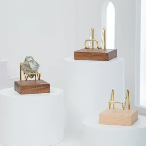 Multifunctional Wooden Display Stand for Retail Stores and Home