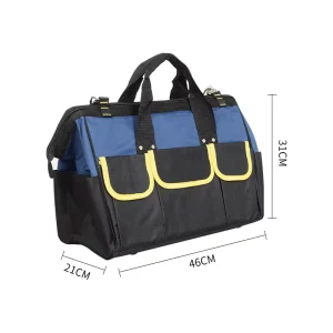 Multiple-Pocket Tool Storage Bag with Sturdy Handle