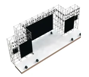 Multipurpose Outdoor Concert Screen Layer Truss Scaffolding For Large Event