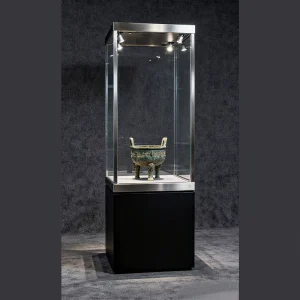 Museum Display Cases for Antiques and Jewelry with Hydraulic Glass Counters