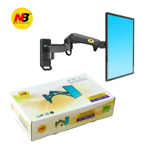 NB F300 24” 35” 2 Arm LCD Screen Monitor Stand Bracket TV Wall Mount