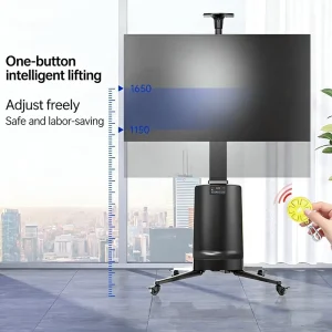 NB TW85 TV stand floor mounted bracket movable trolley video conferencing all in one machine electric lifting bracket